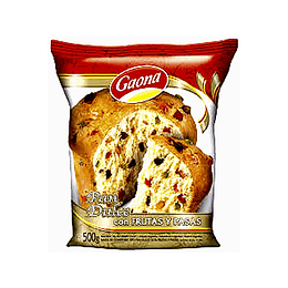 PAN DULCE "GAONA" CON FRUTAS X 400 GRS
