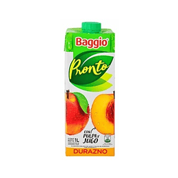* X 1 LITRO * BAGGIO DURAZNO 