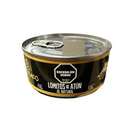 LOMITOS DE ATUN "EL COSACO" AL NATURAL X 170 GRS