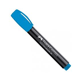 RESALTADOR "FABER CASTELL" CELESTE 