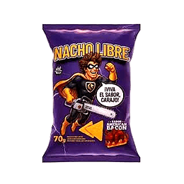 NACHO LIBRE SABOR BACON X 70 GRAMOS 
