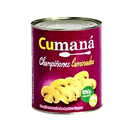*LATA X 800 GRS* CHAMPIÑONES LAMINADOS "CUMANA" 