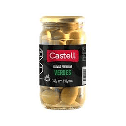 *FRASCO PREMIUM X 340 GRS* ACEITU."CASTELL" VERDES 