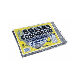 ( 75 X 100 ) BOLSA P/CONSORCIO REFORZADAS "SON BUENAS" X 10U
