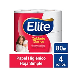 * X 80 MTS CLASICO * HIG."ELITE" HOJA SIMPLE X 4 UNID