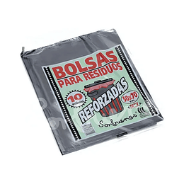 ( 50 X 70 ) BOLSA P/RESIDUOS REFORZADAS "SON BUENAS" X 10U