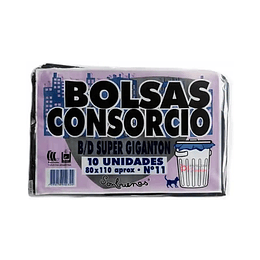 ( 80 X 110 ) BOLSA P/CONSORCIO REFORZADAS "SON BUENAS" X 10U