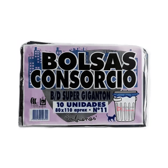 ( 80 X 110 ) BOLSA P/CONSORCIO REFORZADAS 