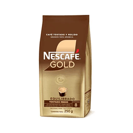 *DOY PACK X 250 GRS* CAFE "NESCAFE GOLD" EQUILIBRADO 