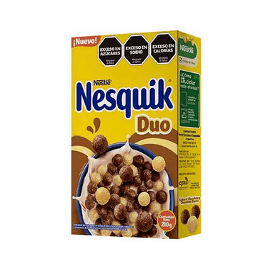 * DUO X 210 GRS * CEREAL 