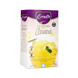 GELATINA "EMETH" ANANA X 70 GRS