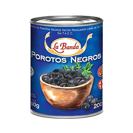 *LATA X 350 GRS* POROTOS NEGROS "LA BANDA" 