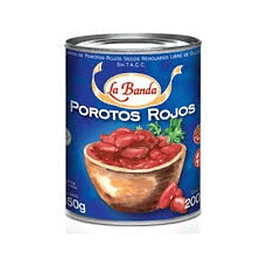 *LATA X 350 GRS* POROTOS ROJOS "LA BANDA" 