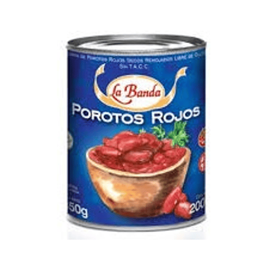 *LATA X 350 GRS* POROTOS ROJOS 