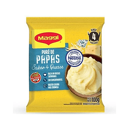 *4 QUESOS* PURE PAPAS *MAGGI* X 100 GRS