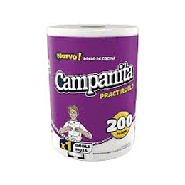 * X 200 PAÑOS * PRACTIROLLO COCINA "CAMPANITA" 