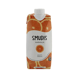 * X 500 ML * JUGO "SMUDIS" NARANJA 100%