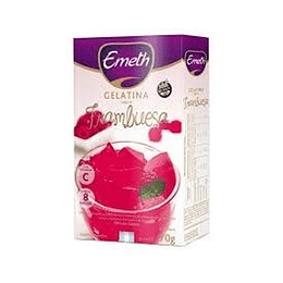 GELATINA "EMETH" FRAMBUESA X 70 GRS