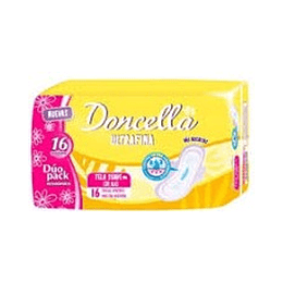 * X 16 UNID * TOALL."DONCELLA" ULTRAFINA