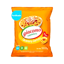 GIACOMO "QUESO Y JAMON" X 500 GRS.