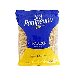 FIDEOS "SOL PAMPEANO" TIRABUZON X 500 GR