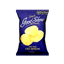 * X 63 GRAMOS * PAPAS "GOOD SHOW" CORTE AMERICANO