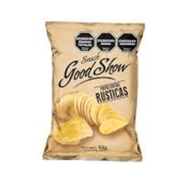 * X 93 GRAMOS * PAPAS RUSTICAS "GOOD SHOW"