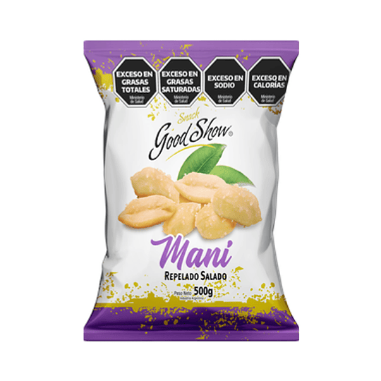 * X 500 GRAMOS * MANI REPELADO SALADO 