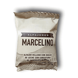 ALFAJOR *MARCELINO* BLANCO X 60 GRS 