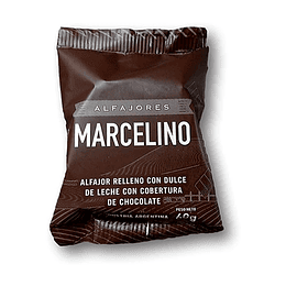ALFAJOR *MARCELINO* NEGRO X 60 GRS