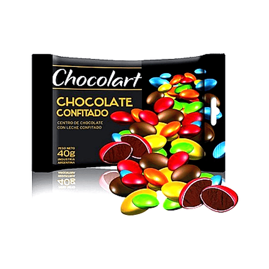 *BOLSA X 40 GRS* CHOCOLATE CONFITADO CHOCOLART 