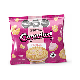 GALL.RELLENAS "COPADAS" FRUTILLA X 160 GRS 