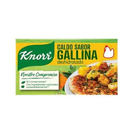 * X 6 UNID.* CALDOS "KNORR" GALLINA