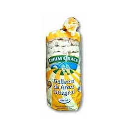 GALLETAS ARROZ "DHUM CRACK" C/SAL X 100G