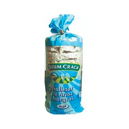 GALLETAS ARROZ "DHUM CRACK" S/SAL X 100G