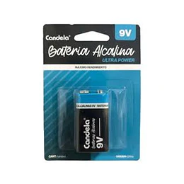 BATERIA 9V "CANDELA" X UNIDAD 