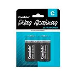 PILAS MEDIANAS "CANDELA" X 2 UNID (C) 