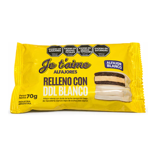*AMARILLO* BLANCO D.D.L. BLANCO ALFAJORES 