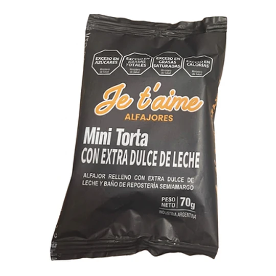 *NEGRO* MINI TORTA ALFAJORES 