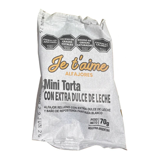 *BLANCO* MINI TORTA ALFAJORES 