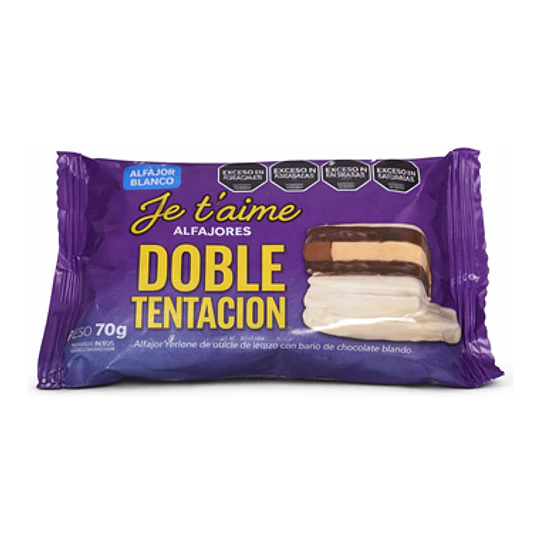 *VIOLETA* BLANCO DOBLE TENTACION ALFAJORES 