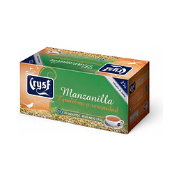 TE **MANZANILLA* CRYSF X 25 UNIDAD