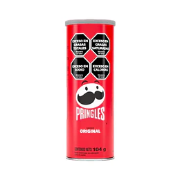 *GRANDE X 109 GRS* PRINGLES "ORIGINAL"