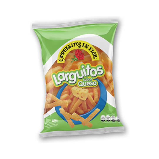 **X 80 G** LARGUITOS QUESO 