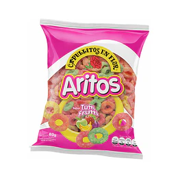 ARITOS TUTTI-FRUTI "CAPULLITOS" X 80 GRS