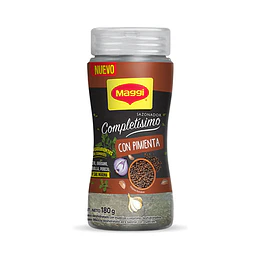 SAZON "MAGGI" CON PIMIENTA FRASCO X 180 GRS 