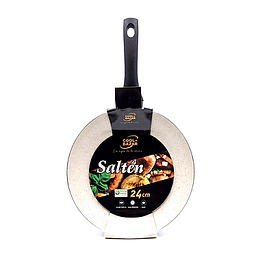 * 24 CM * SARTEN ANTI-ADHERENTE "COOL BAZAR" BEIGE (HS8001-24)