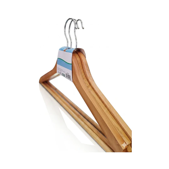 *SET X 3 UNID* PERCHAS DE MADERA 