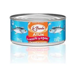 ** DESMENUZADO ** ATUN AL ACEITE "LA BANDA" X 170 GRS