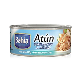 *DESMENUZADO AL NATURAL* ATUN "BAHIA" X 170 GRS 